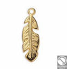 Feather 22mm pendant - Size 7.2x22mm
