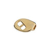Buckle clasp for 3x2mm - Size 9.8x14.2mm - Hole 3x2mm