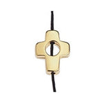 Cross with central hole for bead 1.5mm 12,4x14,8mm