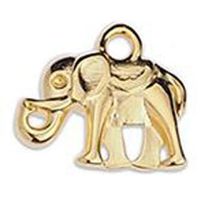 Elephant mini pendant - Size 12.1x10.5mm