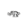 Elephant mini with 2 eyes - Size 16.8x8.2mm