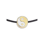 Bead ying yang - Size 9x9mm - Hole 1.5mm