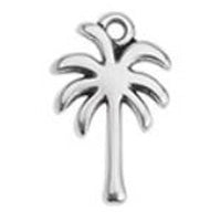 Palm tree motif pendant - Size 11x18.3mm