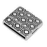 Magnetic clasp retro for 20x2mm - Size 19.4x22.5mm - Hole 20x2mm