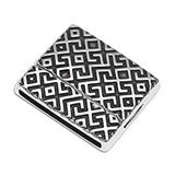 Magnetic clasp with geometrics for 20x2mm - Size 19.3x22.5mm - Hole 20x2mm