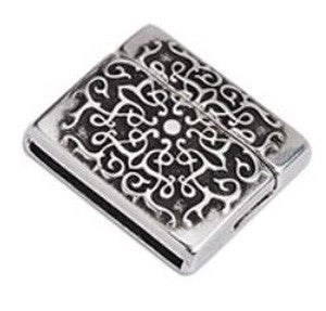 Magnetic clasp baroque for 20x2mm - Size 18.9x22.1mm - Hole 20x2mm