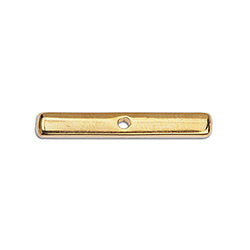 Bar 25mm with 1 hole 1.5mm - Size 3.5x24.6mm - Hole 1.5mm