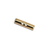 CLasp bar cylinder with 2 holes 1.5mm - Size 3.8x14.8mm - Hole 1.5mm
