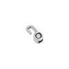 Hook part 02 of clasp with fb ss12 for 3x2mm - Size 11x4.5mm - Hole 3x2mm