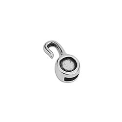 Hook part 02 of clasp with fb ss20 for 5x2mm - Size 14.7x6.8mm - Hole 5x2mm