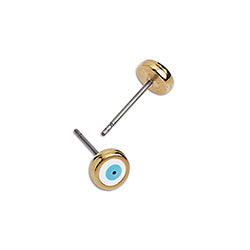 Earring setting fb ss16 with titanium pin - Size 6x6mm