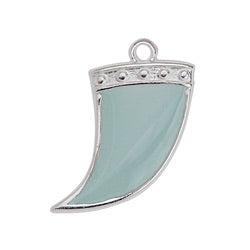 Tooth 24mm pendant - Size 20x24mm
