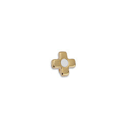 Cross for 3x2mm - Size 6.9x6.9mm - Hole 3x2mm
