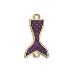 Motif mermaid tail with 2 eyes - Size 21.6x11.4mm