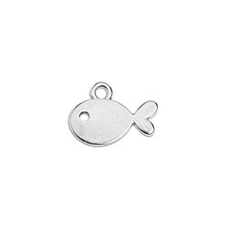 Motif fish 14mm pendant - Size 13.2x10.2mm