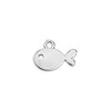 Motif fish 14mm pendant - Size 13.2x10.2mm