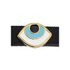 Motif eye with iris for 10x2.5mm - Size 17.7x13mm - Hole 10x2.5mm