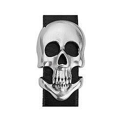 Motif skull for 10x2.5mm - Size 13.3x23.3mm - Hole 10x2.5mm