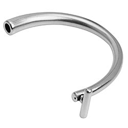 Half bracelet with bar for 4mm - Size 24.3x54.9mm - Hole 4mm