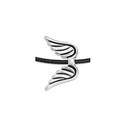 Angel wings with 1.5mm hole - Size 9.6x15.3mm - Hole 1.5mm
