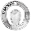Round with horse shoe 40mm - Size 38.9x40.2mm