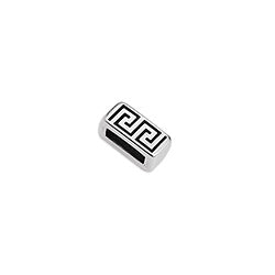 Meander rectangular motif for 6x2mm - Size 4x8.5mm - Hole 6x2mm