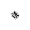 Rectangular bead with grains for 5x2.5mm - Size 8.4x6mm - Hole 5x2.5mm
