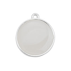 Round motif 19mm pendant - Size 19.5x22.6mm