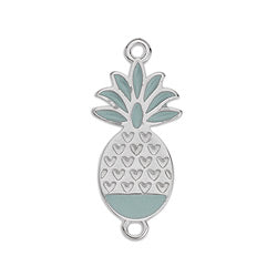 Pineapple motif 27mm with 2 rings - Size 2x26.9mm