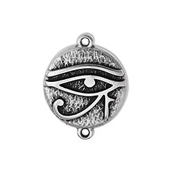 Eye of Ra with 2 rings - Size 17.5x22.2mm