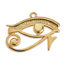 Eye of Ra wire pendant - Size 29.1x21.6mm