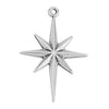 Bethlehem star pendant - Size 22x31.6mm