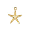 Starfish motif 19mm pendant - Size 16.7x19.1mm