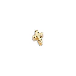 Cross motif 5mm for 3x2mm - Size 5.2x6.3mm - Hole 3x2mm