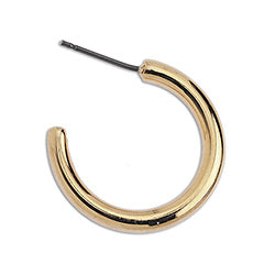 Earring hoop 3/4 23mm with titanium pin - Size 3.1x22.9mm