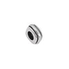 Square bead with jagged surface 4mm - Size 4.5x8.2mm - Hole 4mm