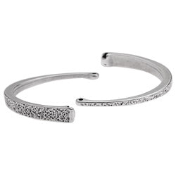 Half bracelet hammered with 2 holes 1.8mm - Size 37.4x52.2mm - Hole 1.8mm