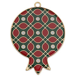 Pomegranate mosaic 72mm - Size 52.6x71.8mm