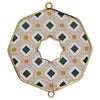 Christmas motif symmetric pattern 87mm with 2 ring - Size 77x87mm