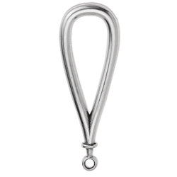 Noose 68mm with ring - Size 23.6x67.5mm