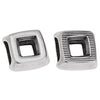 Square wireframe bold double face for 10x5mm - Size 16.2x15.1mm - Hole 10x5mm