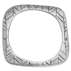 Square bracelet with pattern 77mm - Size 77x76mm