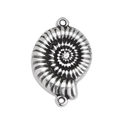 Nautilus motif 26mm with 2 rings - Size 17x25mm