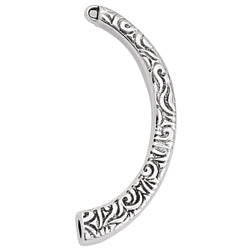 Half bracelet relief pattern for 4mm with 1 ring - Size 21.7x54.2mm - Hole 4mm