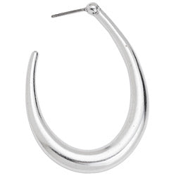 Earring bold hook 47mm with titanium pin - Size 34x48.4mm
