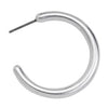 Earring hoop 3/4 30mm with titanium pin - Size 29.2x29.2mm