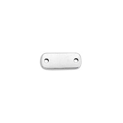 Rectangular ID 12x5mm with 2 holes - Size 4.8x11.7mm