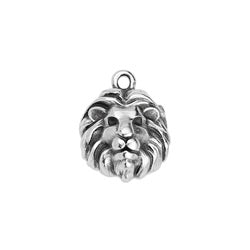 Lion's head motif pendant - Size 12.5x36.6mm