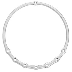 Component ring wire with 7 holes - Size 60x62mm