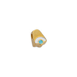 Bead eye bell-shaped 2mm - Size 6.4x8.1mm - Hole 2mm